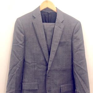 J. Crew Slim Fit Ludlow Suit Jacket and Pants Charcoal Gray